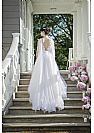 Summer Tulle A-line Wedding Dress with V-Neck