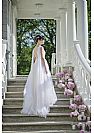 Summer Tulle A-line Wedding Dress with V-Neck