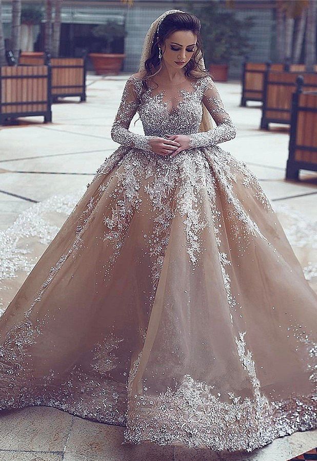 organza ball gown