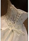 Princess Ball Gown Wedding Dress with Crystals & Flower