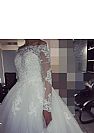 Stunning Lace Beaded Wedding Dresses with Bateau Neckline