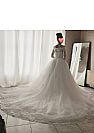 Stunning Lace Beaded Wedding Dresses with Bateau Neckline