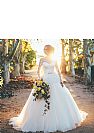 Romantic Ball Gown Wedding Dress with Long Sleeves