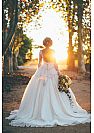 Romantic Ball Gown Wedding Dress with Long Sleeves