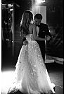 Stunning Strapless A-Line Tulle Wedding Dress with Flowers