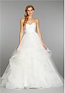 Pretty Sweetheart Organza Wedding Dress with Tiered Skirt