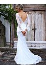 See Through Boho Wedding Dress Casual Bridal Gowns