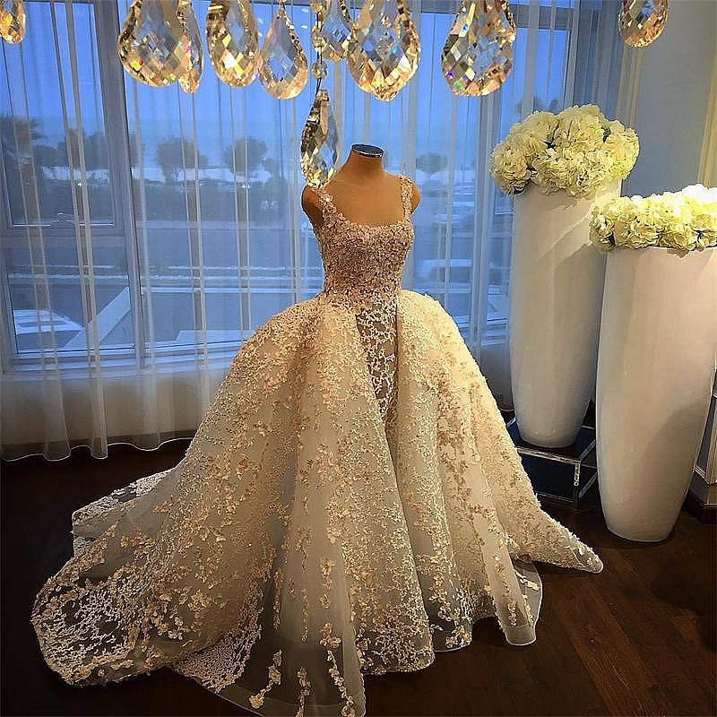 Gold best sale detachable skirt